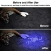 Mini LED UV Flashlight Ultraviolet Torch 5W White 395 365 Nm med zoomfunktion Black Light Pet Urine Stains Detector Scorpion jakt