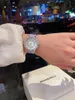 A new series of diamond watches for ladies 35mm case white mother-of-pearlstraps