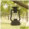 Luci da giardino solari 7 Led Light Portable Dc Manovella carica Cam Outdoor Escursionismo impermeabile Tende da pesca Lampada Drop Del Otci9