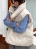 Gilet da donna Gilet Piumino da donna Gilet invernali caldi da donna Colletto alla coreana Cappotto moda femminile Capispalla oversize allentato Colete Feminino 221202