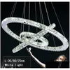 H￤ngslampor moderna LED Crystal Chandelier Lights Lamp f￶r vardagsrum Cristal Luster Chandeliers Lighting Pendant Hanging Tak Oti6z