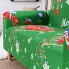 Chair Covers Christmas Sofa Cover All-inclusive For Living Room Elastic Couch Slipcover Home Decor 1/2/3/4-seater