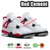 Basketball Shoes Sport Sneakers Trainers Military Black White University Blue Noir Canvas Cat Fire Red Thunder Midnight Navy Peach For Men Women Jumpman 4S