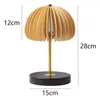 Table Lamps Nordic Pumpkin Lamp Japanese Retro Bedroom USB Plug Creative Homestay Wooden Art Night Lighting