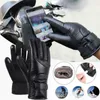 Ski Gloves Men Heated Rechargeable USB Hand Warmer Electric Heating Winter Cycling Thermal Touch Screen Bike Windproof 221203