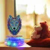 Decorative Objects Figurines 5D DIY diamond painting Octave Clockwork Music Box mosaic embroidery kit Little bear desktop decoration Children s gift 221203