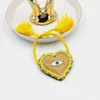 Bracelets de charme Moda em forma de coração Bracelete de contas de arroz embutido contas coloridas estilo étnico de luxo 864