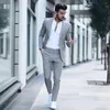 Мужские костюмы Blazers Casual Fashion Роскошный деловой костюм для свадебной вечеринки смокинги Slim Fit Lapel Pink Mate Jacket.