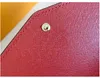 Projektanci luksusu Przewrotnie portfel torebka Kobieta Portfel mody Monety Monogramy Monogramy Sarah Long Envelope Torebki z pudełkiem pył BA2562