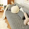 Chair Covers Quilted Cotton Sofa Towel Universal Non-slip Cushion Couch Cover Thick Washable Slipcover For Living Room Home Decor