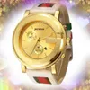 Любители роскоши Bee Star Big Quartz Watches Мужчины и женские пары бриллианты Кольцо красное синее нейлоновое кожаное ремень Мода щедрая винтажная цепочка браслет.