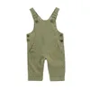 Byxor 6m-3 år Toddler Baby Girl Boy Match Clothes Stripe Bib Pants Overalls Suspender 221203