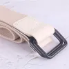 Belts Double Ring Buckle Canvas For Women Jeans Grils Boy Accessories Men Student Belt Female Strap Waistband
