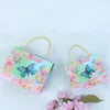 Cadeau cadeau AVEBIEN 20pcs beau papillon et fleur boîte de bonbons de mariage sac bébé douche faveurs papier chocolat 221202