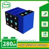 Nytt 3.2V LifePO4 280AH Batteri 4/8/16/32 st uppbeläggningsbart batteripaket för elektriska turneringsbilsceller EU US Taxundantag
