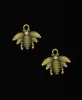 109pcs Zinc Alloy Charms Antique Bronze Plated bumblebee honey bee Charms for Jewelry Making DIY Handmade Pendants 2116mm4360715