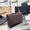 CC Luxury Brand Cross Body Женщины золотые столбы Плечи регулируемые мателас -цепь Pochette Classic Leal