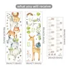 Andere decoratieve stickers waterverf Afrika dieren olifant giraf giraf tropische bladeren lengte groeimatje muur ruller kinderkamer stickers pvc 221203