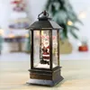 Kerst decoraties Snowman Santa Claus Lantaarn Lichtkaarslamp Merry Decor Tree Ornament Xmas Year Gifts For Home