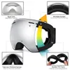 Maschere da sci PHMAX Occhiali da snowboard Doppi strati UV400 Antiappannamento Maschera grande Uomo Donna Neve 221203