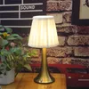 Lampy stołowe Amerykańskie lampy retro LED ładowna bara do kawy Restauracja Tkanina