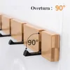 Clothing Storage Foldable Coat Rack Bamboo Hallway Hat Hook Hanger Bedroom Door Wall-Mounting Living Room Kitchen Toilet Wall Brack