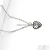H￤nge halsband 12 f￤rger ￤lskar hj￤rta form sj￶jungfisk fiskskala h￤nge 12mm druzy drusy halsbands rainles st￥l kvinnor smycken droppe dh5d2