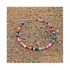 Bracelets de cheville Perle Bracelets de cheville pour femmes Shell Pied Bijoux Sier Couleur Spirale Pendentif Bracelet Cheville Sur La Jambe Femme Bracelet Drop Delivery Dhecj