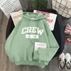 Kadın Ceketleri Sonbahar artı kadife kalınlaştırıcı kapüşonlu üstler Koreli öğrenci gevşek kolej tarzı gündelik tüm maç ceket sweatshirt 221201