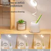 Table Lamps Led Lamp USB Charging Touch Bendable Desk Eye Protection Learning Dormitory Multi-function Pen Holder