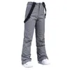 Pantalon de ski de haute qualité hommes femmes hiver épaisses chaudes étanches à suspension imperméable pantalon snowboard neige plus taille 221203