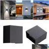 Outdoor Wall Lamps Indoor Outdoor Wall Lamps Decoration Sconces Waterproof Balcony Led Lighting Fixtures Modern Up Down Lights Adjus Ot5Dt