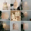 Pendant Lamps Bohemian Hand Woven Chandelier Lampshade Home Stay Coffee Restaurant Decorative Lamp Living Room Bedroom Corridor Pendent