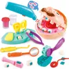 Küchen Spielen Lebensmittel Kinder DIY Tonspielzeug Farbe Ton Kleiner Zahnarzt Kindergarten Set Plastilin Rollenspielspielzeug Simulationsszenarien Pädagogisches Geschenk 221202