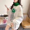 Damesjassen witte ulzzang hoodie herfst oversized Harajuku Turtleneck tops vintage tieners high street ins kleren cool gothic bear femme 221201