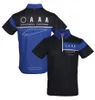 New moto racing suit lapel POLO shirt clothes team overalls short sleeve T-shirt men's custom