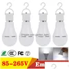 LED -lampen E27 Nood LED BBS AC85265V 9W 12W 15W 18W Intelligent oplaadbare licht BB met haak voor haakuitval CAM TENT DROP DE OTD05