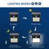 Garden Decorations 468 LED Solar lamp outdoor light Waterproof for garden decorcation street lights Human Body Sensor 3 modes 208144 wall 221202