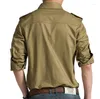 Men's Casual Shirts 2022 Lente Herfst Katoen Heren Slim Fit Lange Mouw