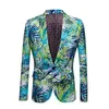 Trajes de hombre Blazers Floral Hombres Imprimir Traje de boda Blazer Estilo hawaiano Primavera Otoño Chaqueta Fiesta Reunión Banquete Abrigo formal con pantalones 221202