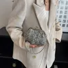 Abendtaschen Herbst Winter Damen Muschelförmige Clip Handtaschen Perlen Ketten 2022 Frauen Hand Chic PU Tweed Luxus Geldbörsen und