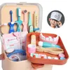 Cuisines Jouer Nourriture Enfants En Bois Médecin Jouet Ensemble Simulation Famille Infirmière Faire semblant Dentiste Accessoire Enfants 221202