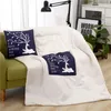 Almofada Decorativa Almofada 2 em 1 Faracão fofo Coloque Cobertor dobrável Patchwork Quilt Car Square Home Office Throw 221203