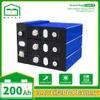 3.2V 200AH LIFEPO4 배터리 4PCS 새로운 고용량 2000 사이클 태양 전지 RV EU 미국 세금 면제를위한 충전식 배터리 팩