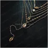 Chokers 2021 mode mtilayer ketting imitatie parellegering goud vergulde hangende dames sieraden voor vriendin cadeau drop levering nec dhl4j