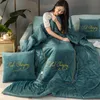 Cushion Decorative Pillow 2 In 1 Cushion Travel Car Sofa Lumbar Throw Embroidery Blanket Quilt Foldable s Cushions Patchwork 221203