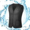 Men's Vests 16 Area Heating MenWomen Casual V-neck USB Heated Smart Control Temperature Jacket Cotton Coat Winter Hunting 221202