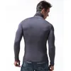 Men's T Shirts Long sleeve T Shirt Men Turtleneck modal tshirt tight elastic tees soft and breathable 221202
