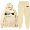 Trapsuits voor heren Trapstar Autumn Winter Men Hooded Sweatshirt Suit Paar Jogging Hoodiesesweatpants Twee stukken Set Streetwear Tracksuit 221202