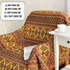 Blanket Winter Cotton Woven Line Sofa Towel Knitted Thickened Warm Bohemian Boho Throw On Bed Travel Bedspread 221206